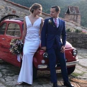 Le Chateau Open Back Wedding dress